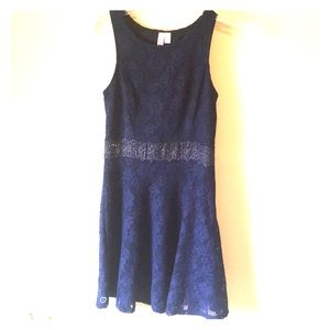Francesca’s Navy blue dress